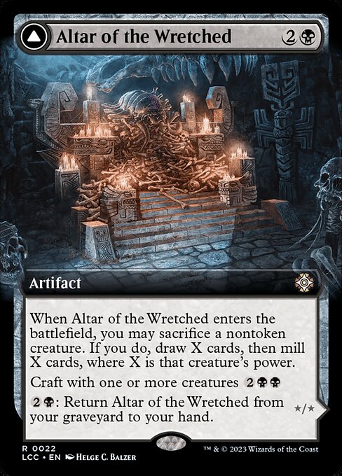 Altar of the Wretched // Wretched Bonemass [Extended Artwork Foil]