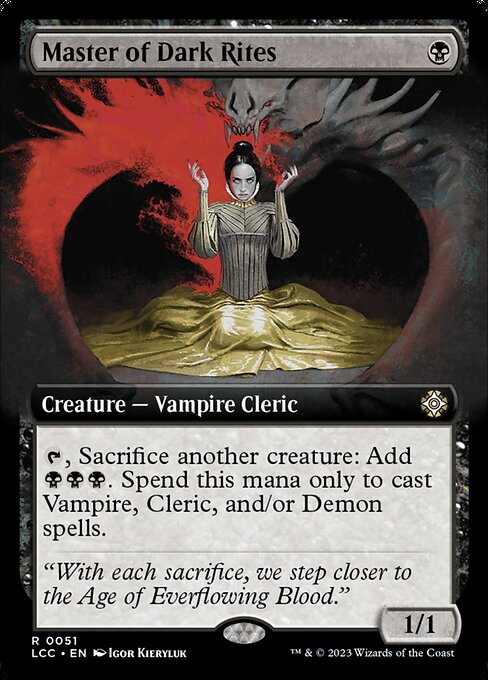 Master of Dark Rites [Extended Artwork Foil]