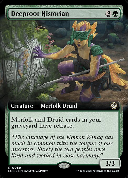 Deeproot Historian [Extended Artwork Foil]