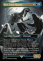 Blue, Loyal Raptor [Borderless]