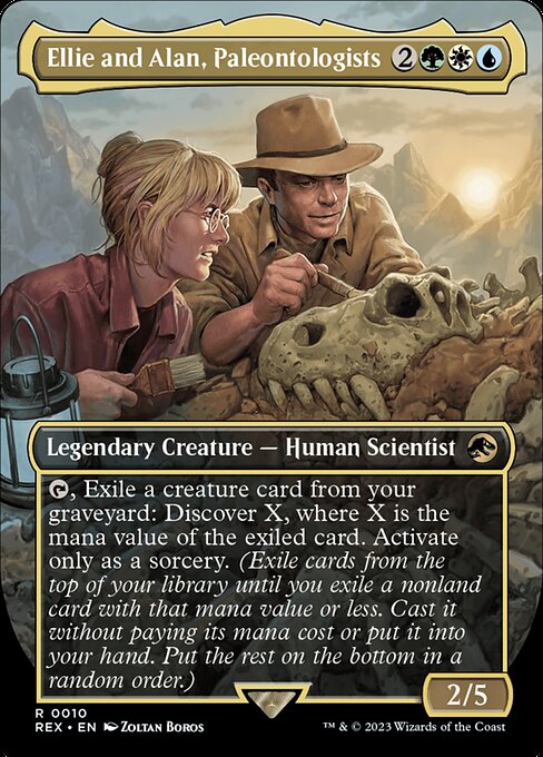 Ellie and Alan, Paleontologists [Borderless]