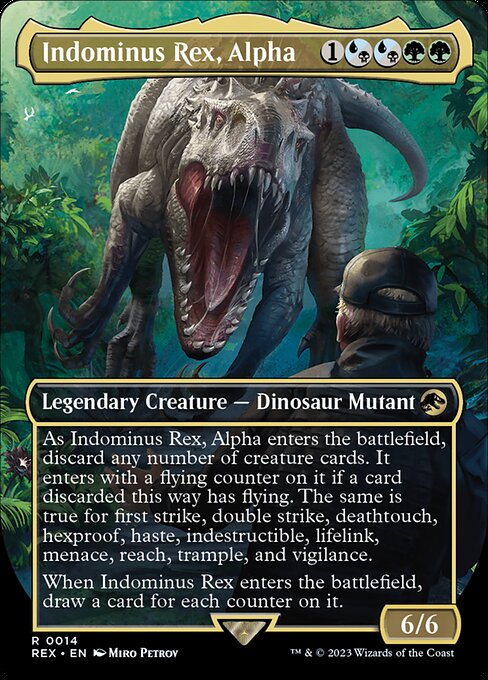 Indominus Rex, Alpha [Borderless Foil]