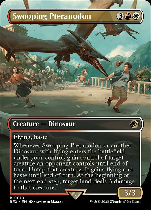 Swooping Pteranodon [Borderless Foil]