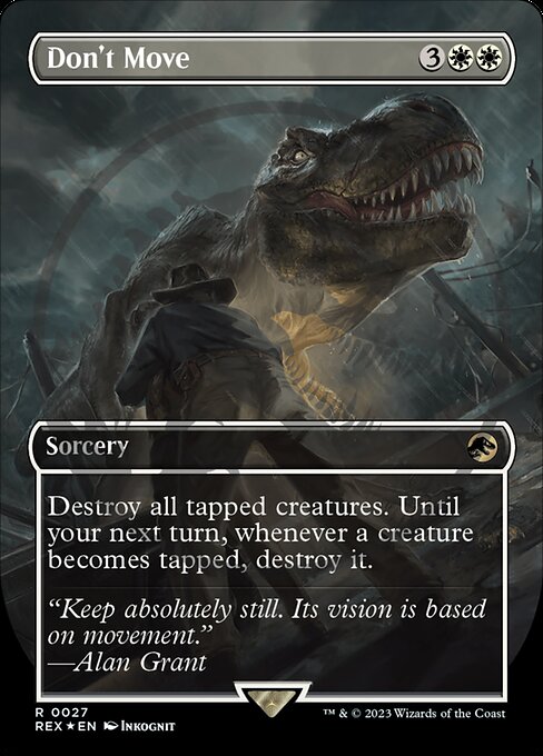 Don't Move [Borderless Foil]