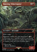 Hunting Velociraptor [Borderless Foil]