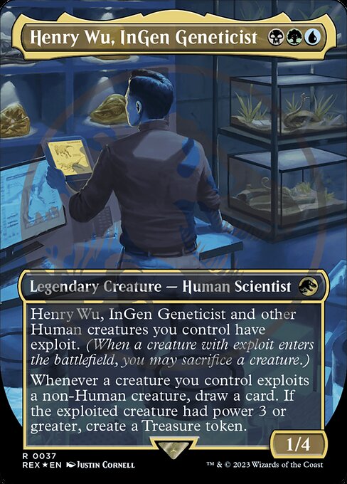 Henry Wu, InGen Geneticist [Borderless Foil]