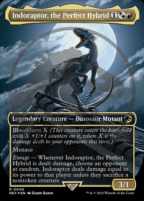 Indoraptor, the Perfect Hybrid [Borderless Foil]