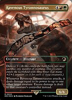 Ravenous Tyrannosaurus [Borderless Foil]
