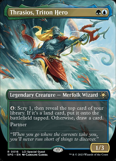 Thrasios, Triton Hero [Borderless Foil]