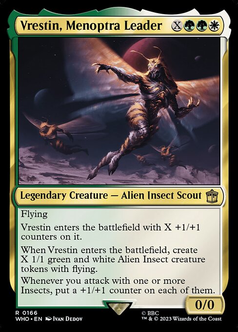 Vrestin, Menoptra Leader [Foil]