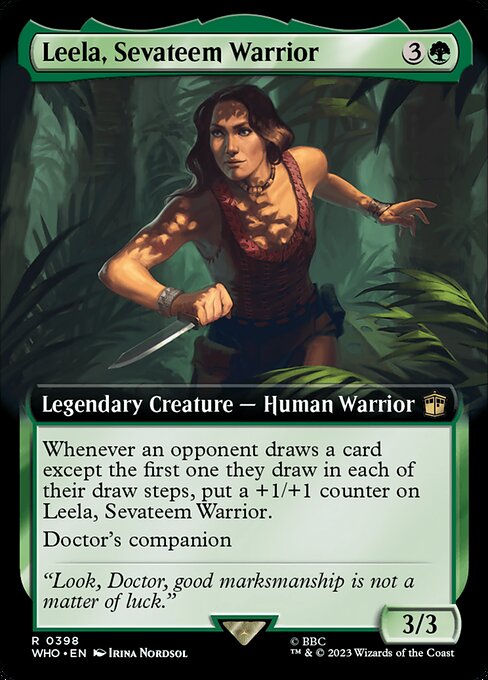 Leela, Sevateem Warrior [Extended Artwork Foil]