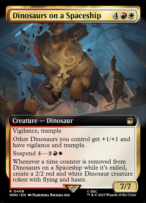 Dinosaurs on a Spaceship [Extended Artwork]