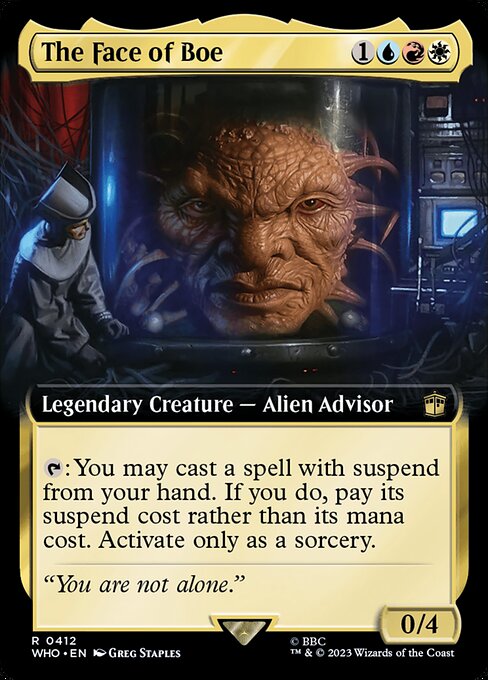 The Face of Boe [Extended Artwork Foil]