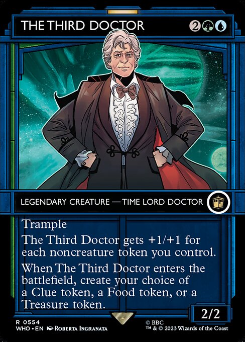 The Third Doctor [Borderless Showcase Foil]