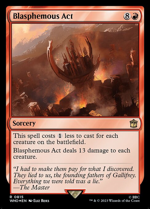 Blasphemous Act [Foil]