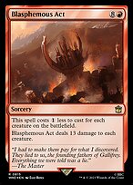 Blasphemous Act [Foil]