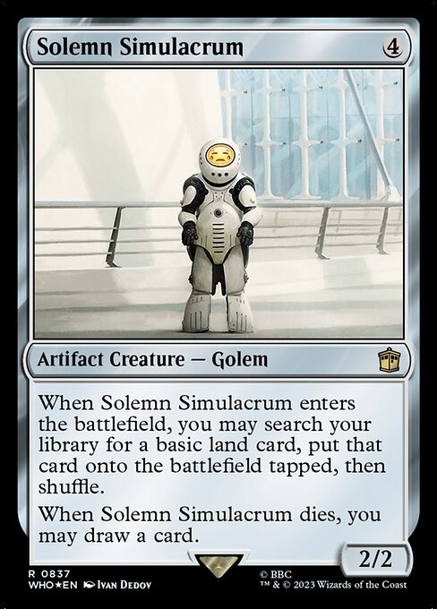 Solemn Simulacrum [Foil]