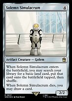 Solemn Simulacrum [Foil]