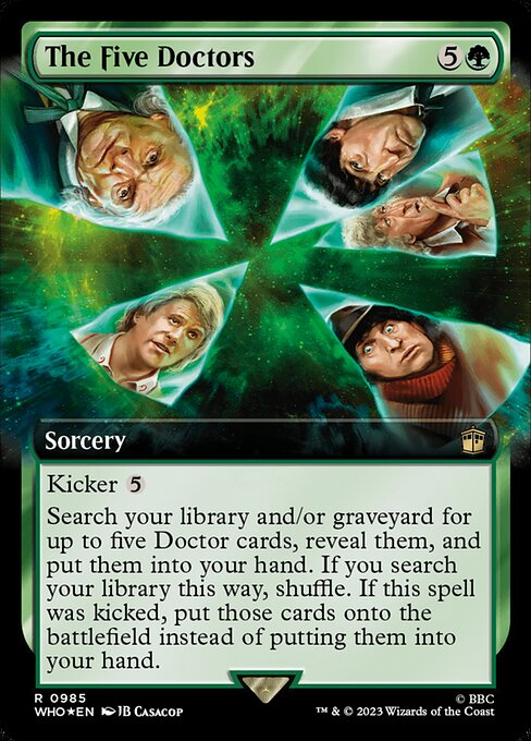 The Five Doctors [Extended Artwork Foil]