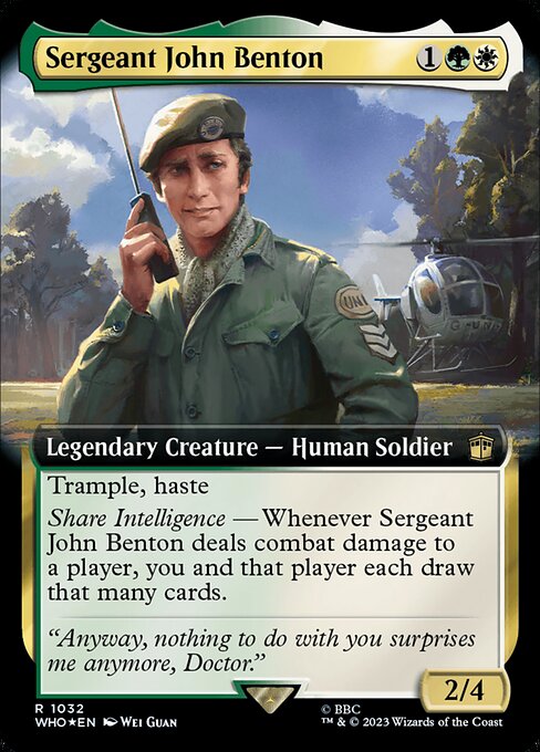 Sergeant John Benton [Extended Artwork Foil]