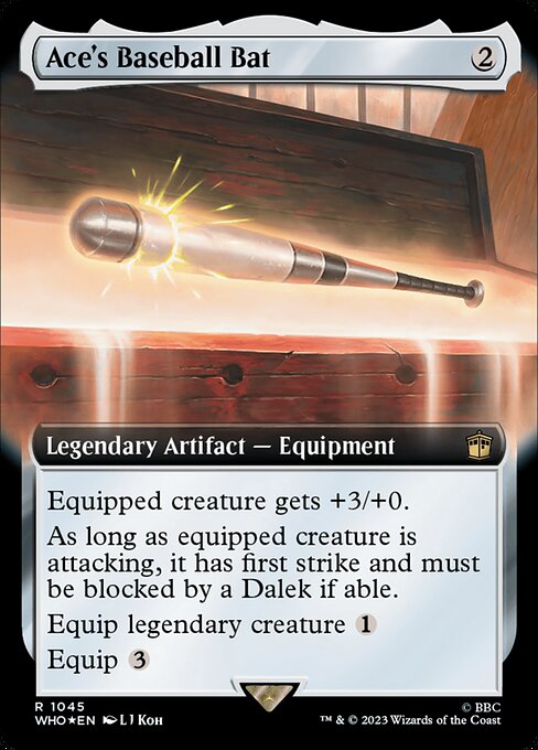 Ace's Baseball Bat [Extended Artwork Foil]