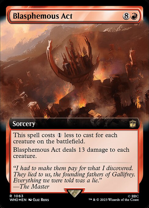 Blasphemous Act [Extended Artwork Foil]