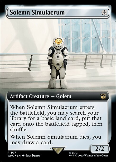 Solemn Simulacrum [Extended Artwork Foil]