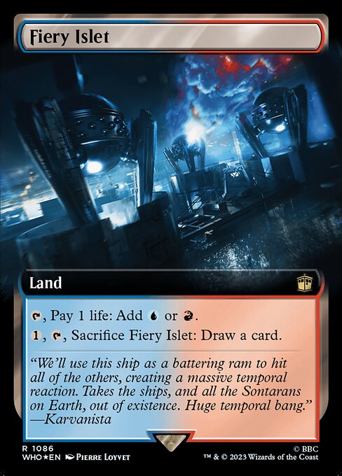 Fiery Islet [Extended Artwork Foil]