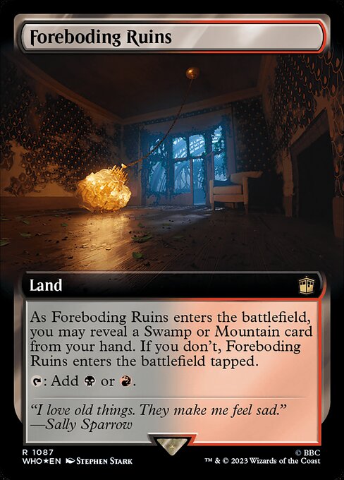 Foreboding Ruins [Extended Artwork Foil]