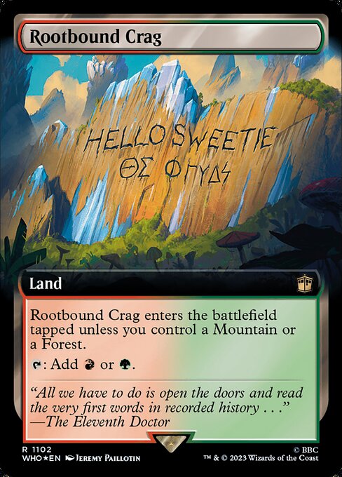 Rootbound Crag [Extended Artwork Foil]