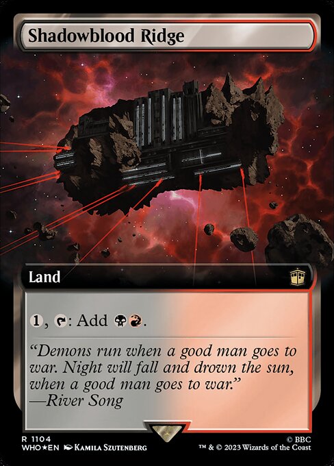 Shadowblood Ridge [Extended Artwork Foil]