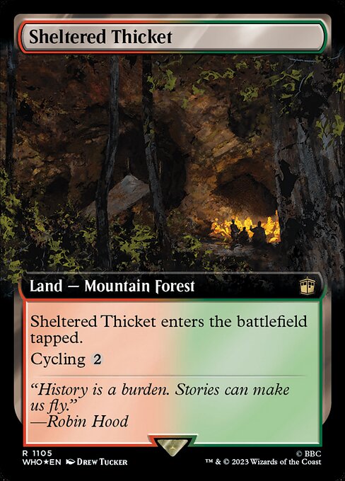 Sheltered Thicket [Extended Artwork Foil]