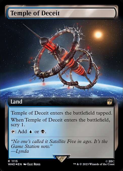 Temple of Deceit [Extended Artwork Foil]