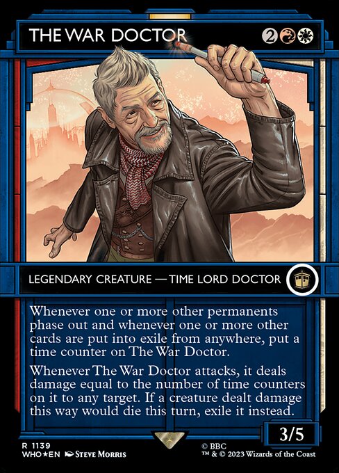 The War Doctor [Borderless Showcase Foil]