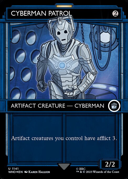 Cyberman Patrol [Borderless Showcase Foil]
