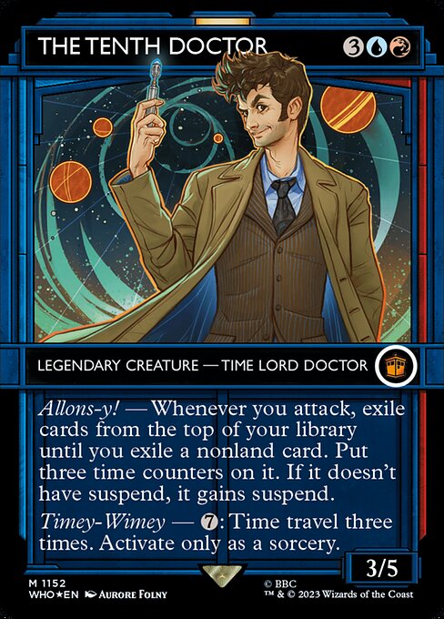 The Tenth Doctor [Borderless Showcase Foil]