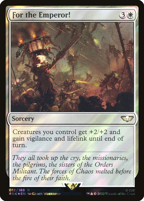 For the Emperor! [Foil]