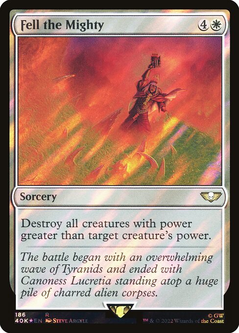 Fell the Mighty [Foil]