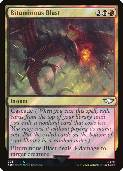 Bituminous Blast [Foil]