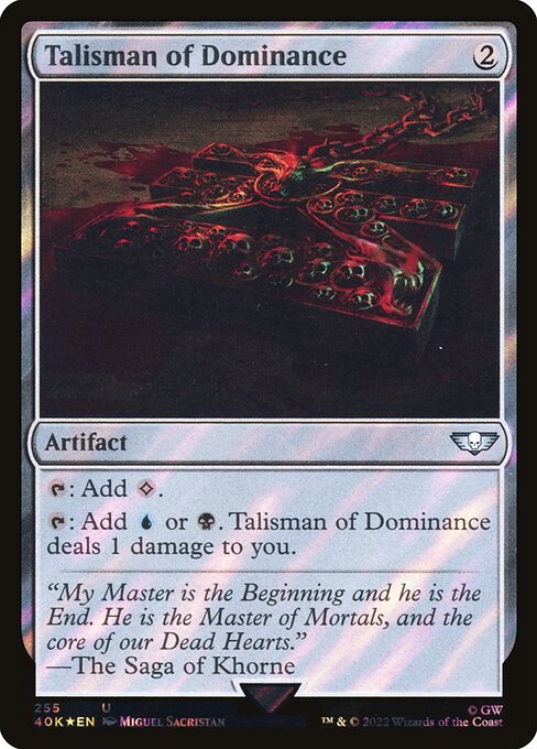 Talisman of Dominance [Foil]
