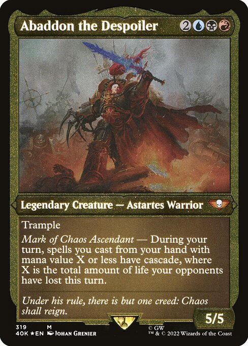 Abaddon the Despoiler [Etched Foil]