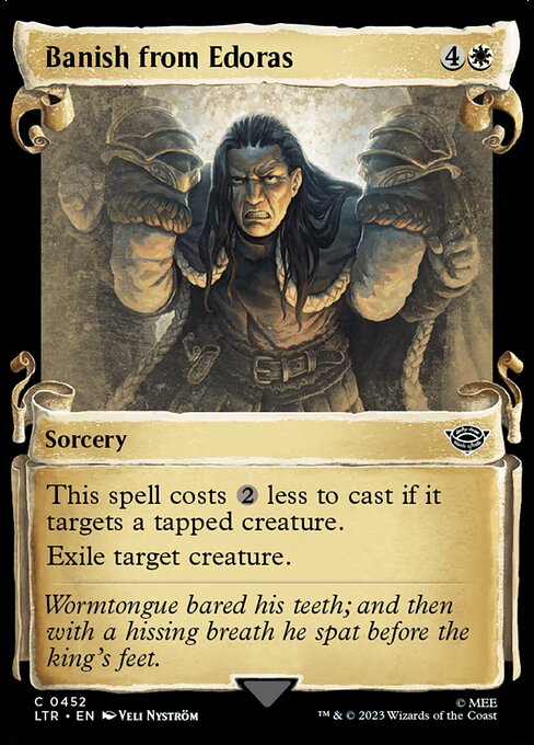 Banish from Edoras [Showcase Foil]