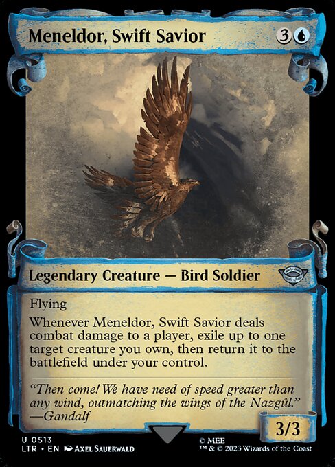 Meneldor, Swift Savior [Scroll Showcase]
