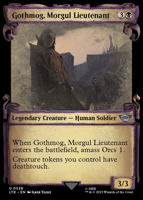 Gothmog, Morgul Lieutenant [Scroll Showcase]