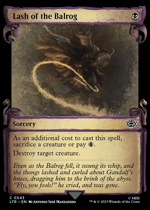 Lash of the Balrog [Showcase Foil]