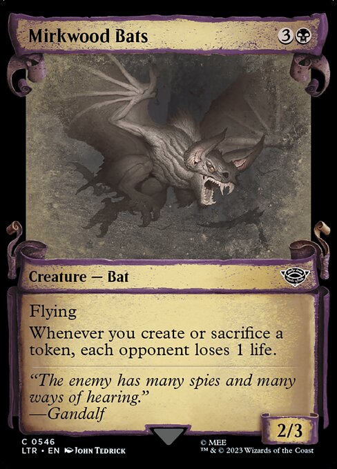 Mirkwood Bats [Showcase Foil]