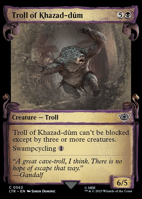 Troll of Khazad-dûm [Showcase Foil]