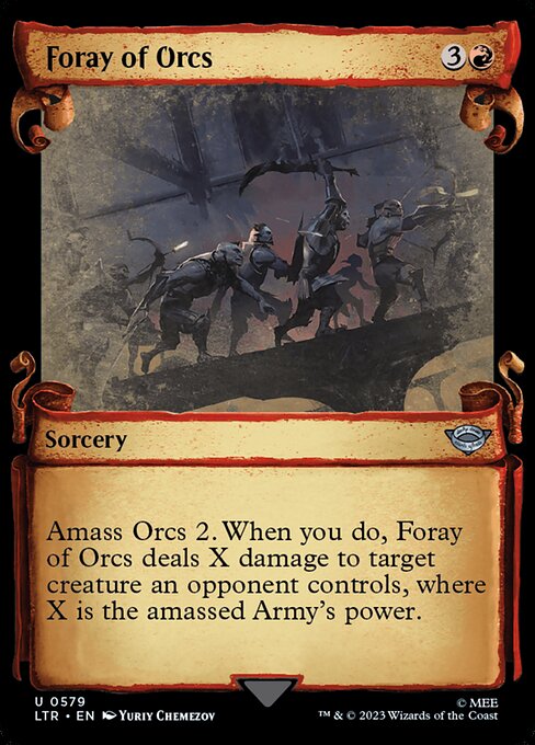 Foray of Orcs [Showcase Foil]