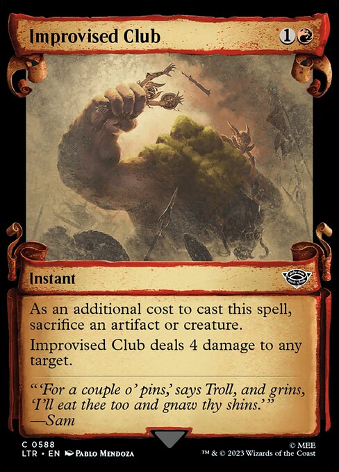 Improvised Club [Showcase Foil]