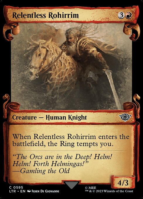 Relentless Rohirrim [Scroll Showcase]